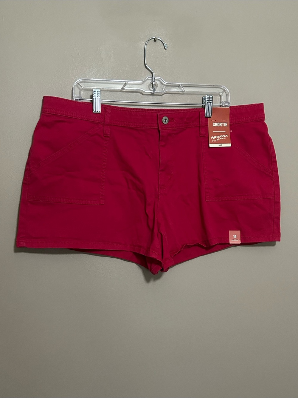 Arizona Jean Company Shortie Junior Shorts Size 19